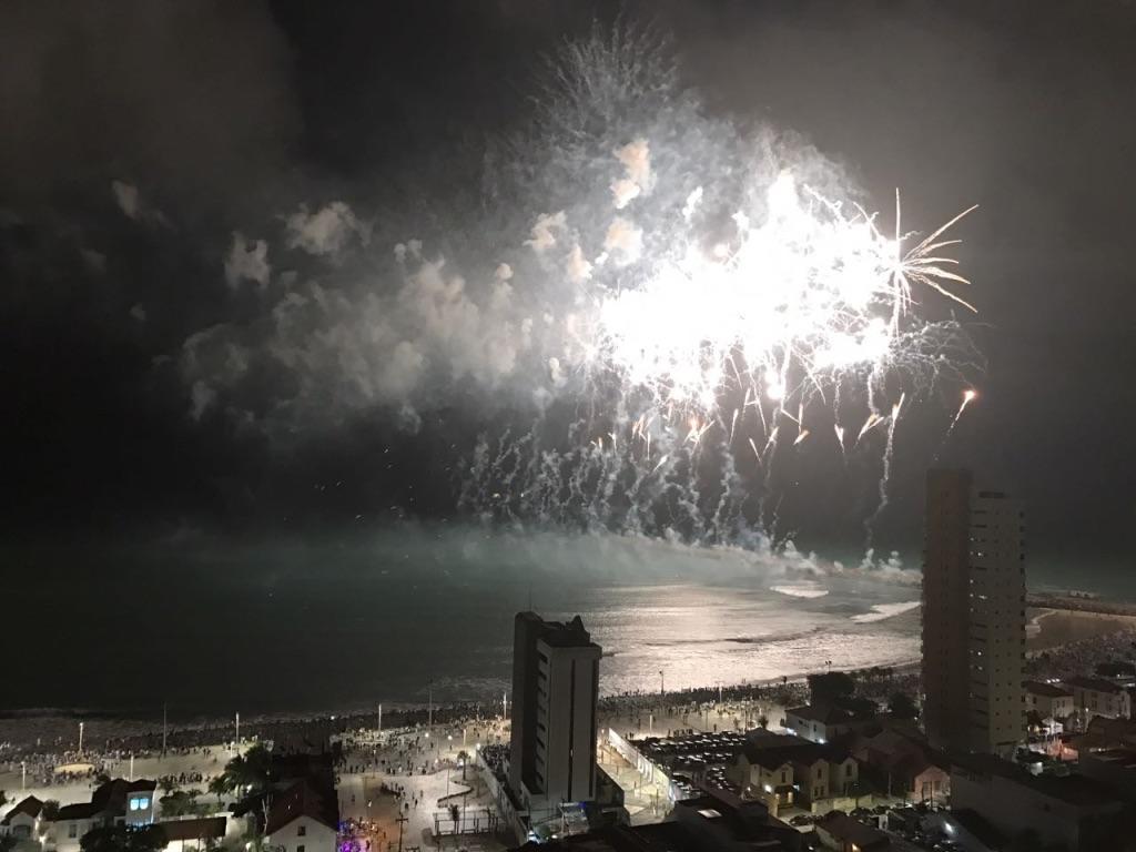 Apartamento Praia De Iracema Vista Para O Mar 18 Andar ฟอร์ตาเลซา ภายนอก รูปภาพ