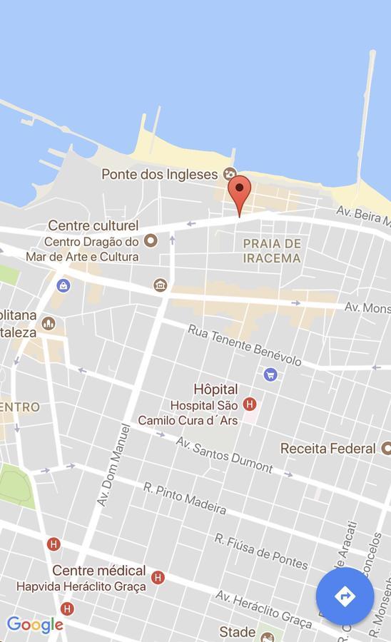 Apartamento Praia De Iracema Vista Para O Mar 18 Andar ฟอร์ตาเลซา ภายนอก รูปภาพ